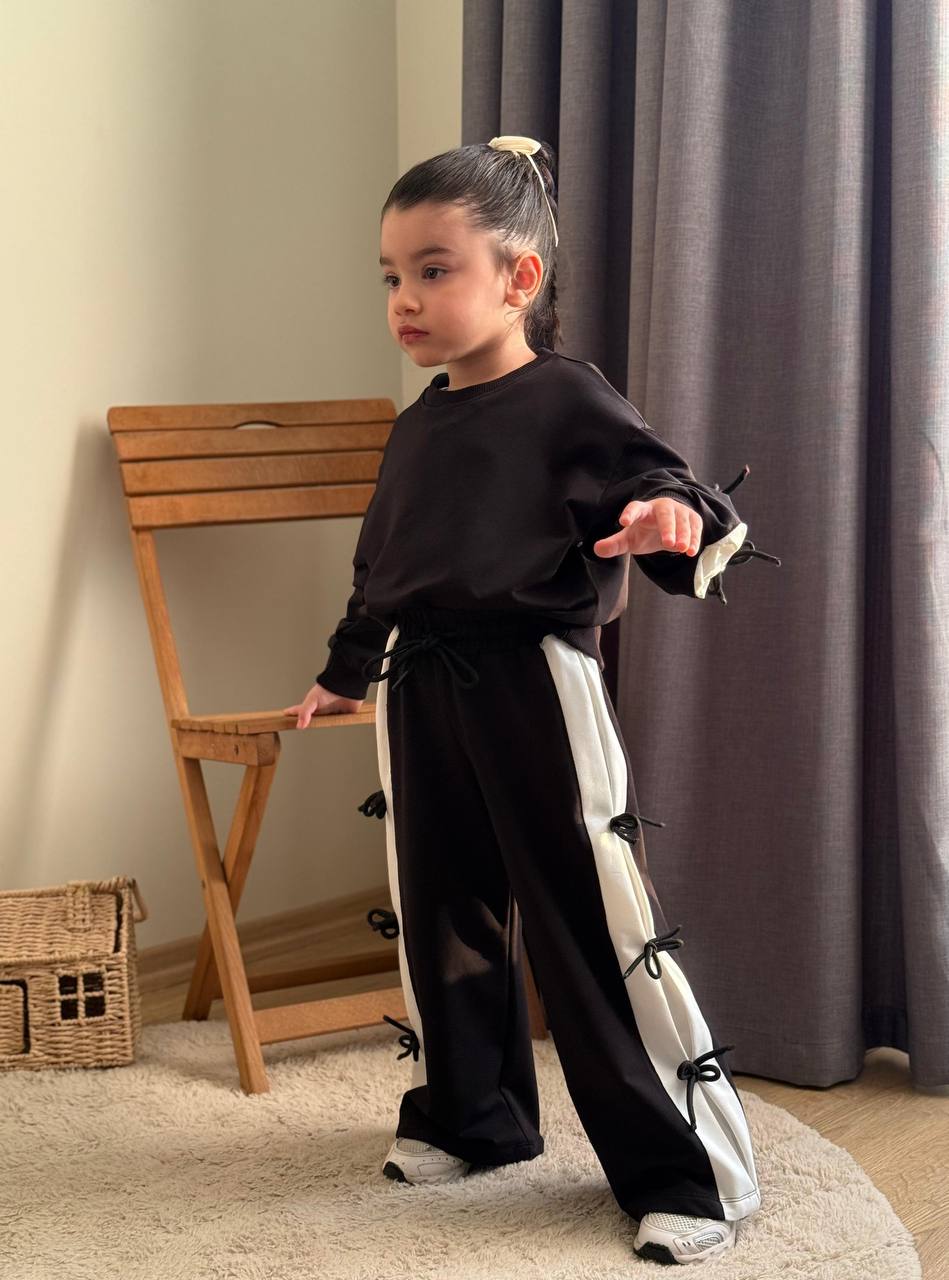 Survêtement fille noir stylé