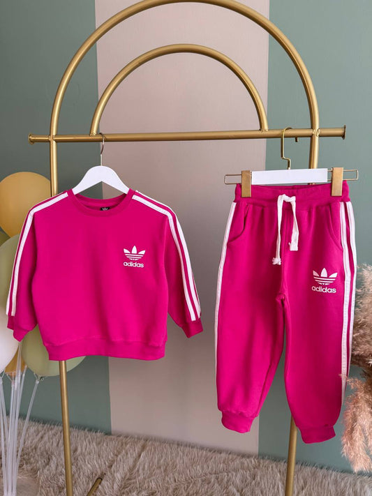 Survêtement adidas rose