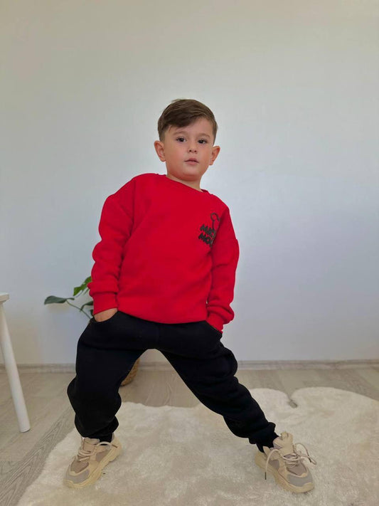 Survêtement mickey mouse rouge