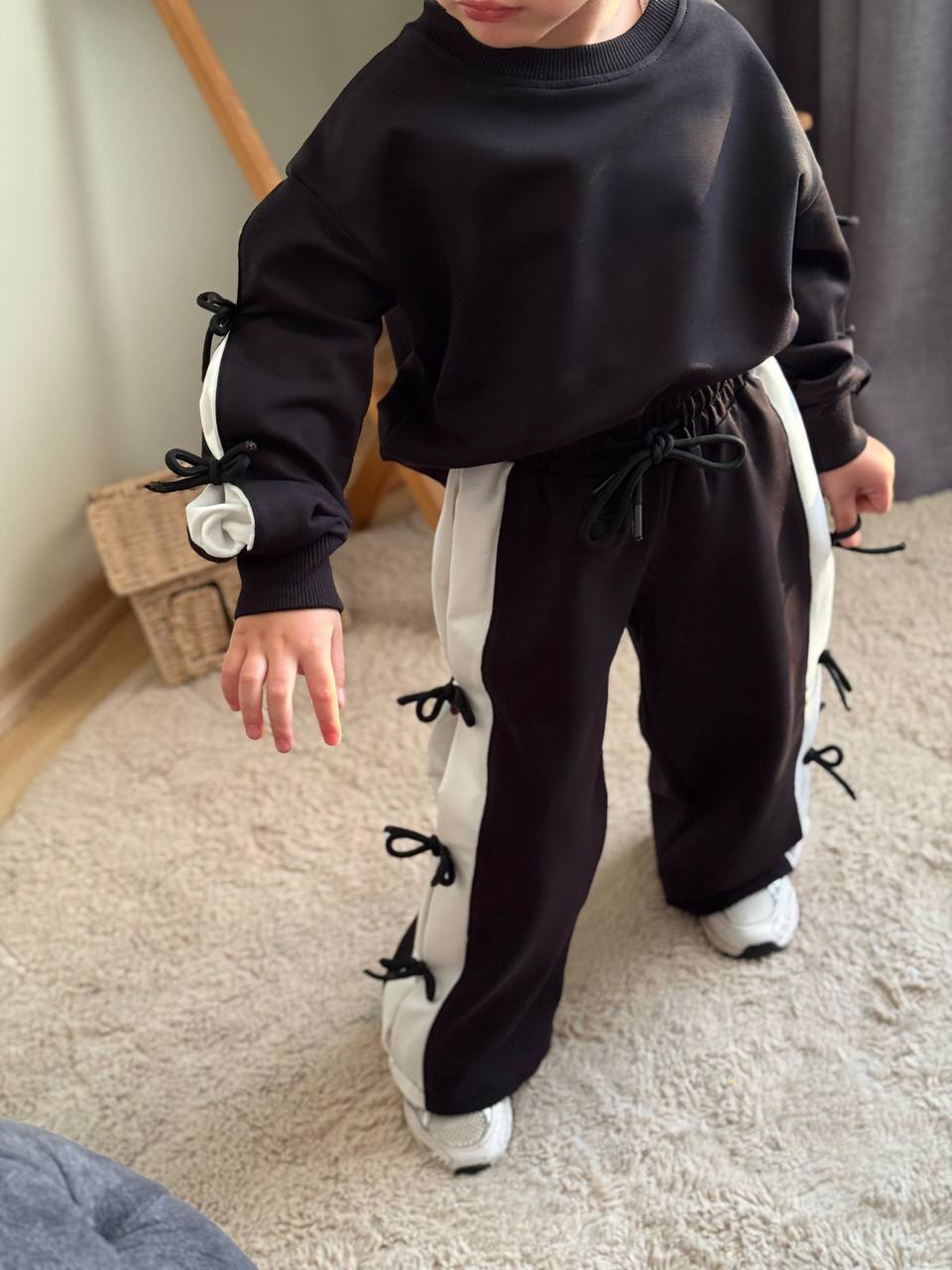 Survêtement fille noir stylé