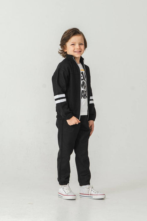 Ensemble garçon 3 pièces avec veste et pantalon – Style casual