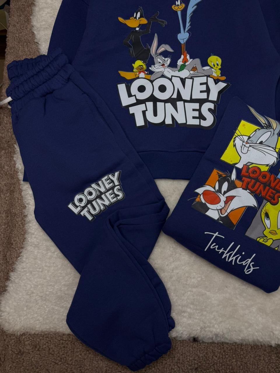 ENSEMBLE TURKKIDS LOONEY TUNES BLEU