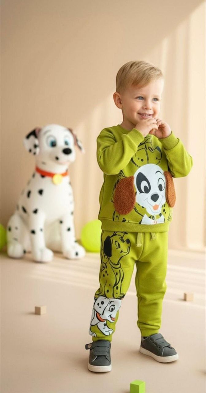 ENSEMBLE 101 Dalmatians en vert