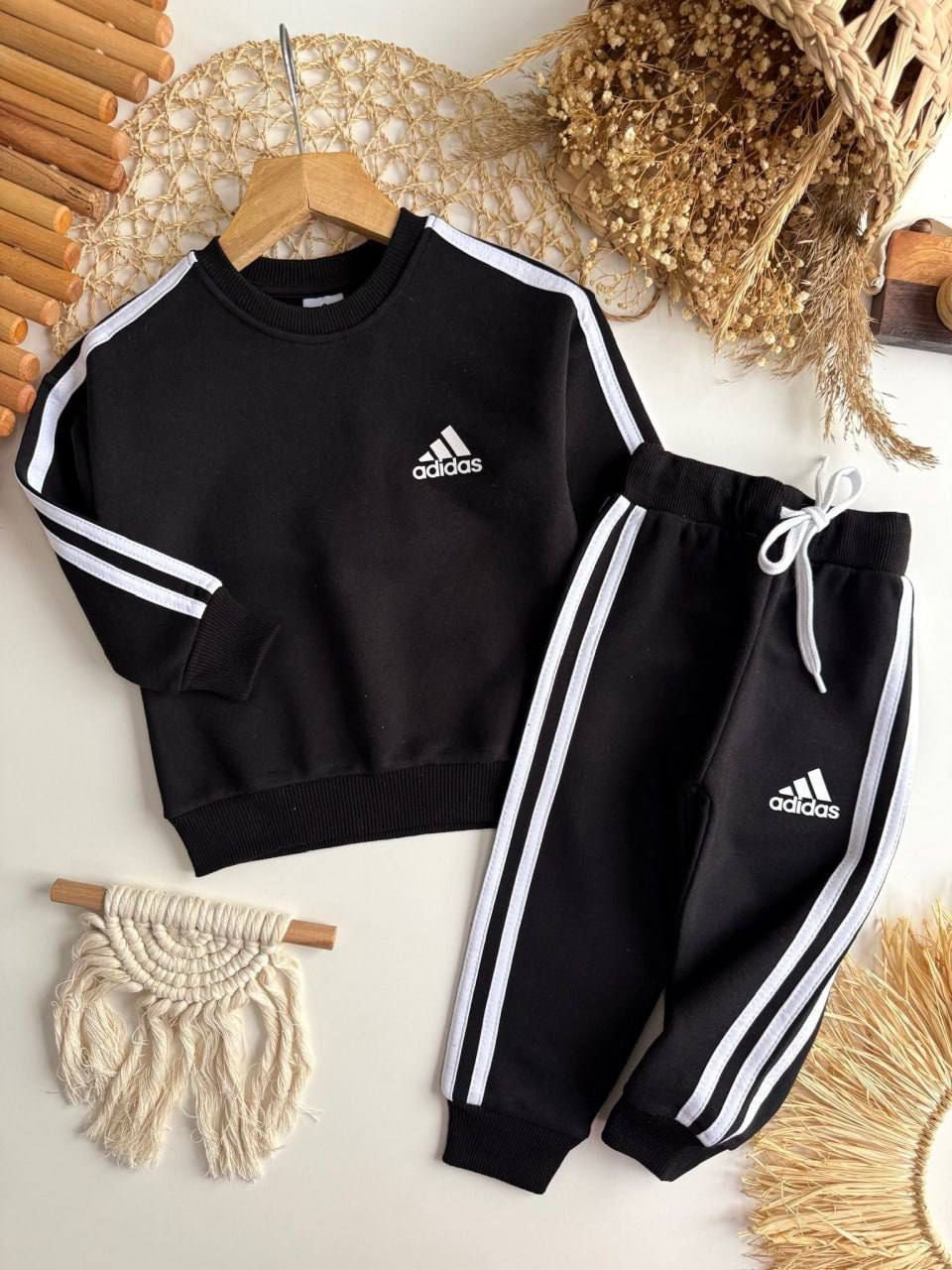 SURVÊTEMENT ADIDAS NOIR MOLLETONNÉ