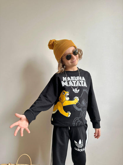 Survêtement hakuna Matata noir adidas