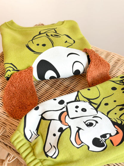 ENSEMBLE 101 Dalmatians en vert