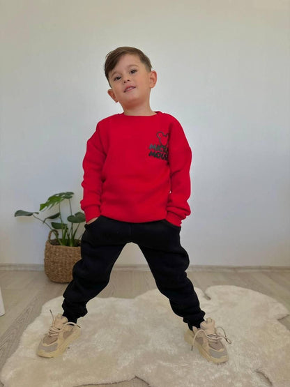 Survêtement mickey mouse rouge