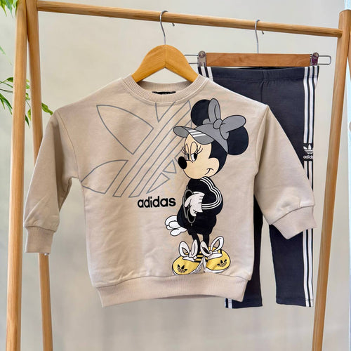 Minnie mouse ensemble gris