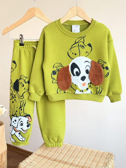 ENSEMBLE 101 Dalmatians en vert