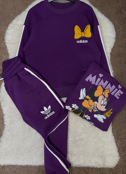 Survêtement Adidas Minnie Mauve