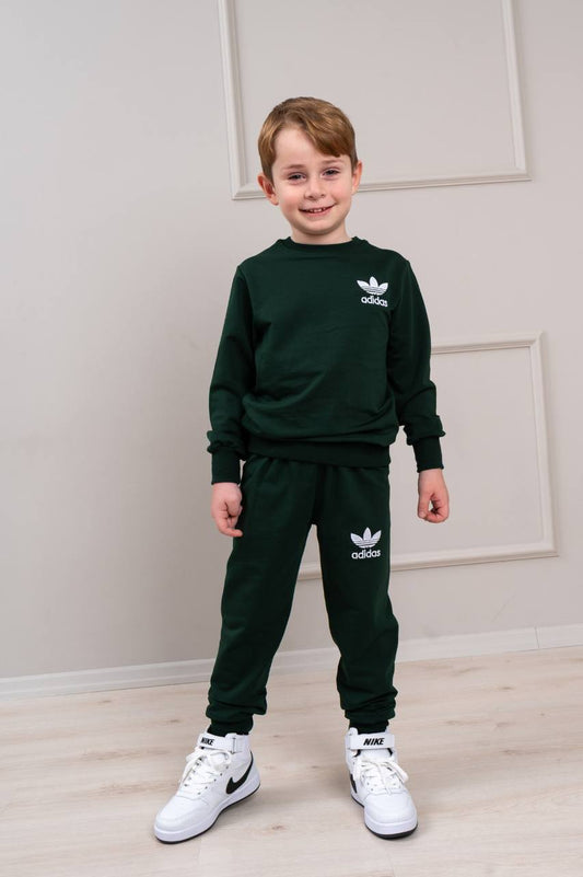 SURVÊTEMENT ADIDAS EN VERT FONCÉ