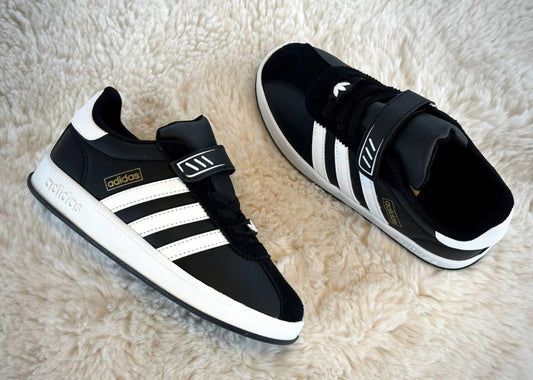 Espadrille adidas noir et blanc