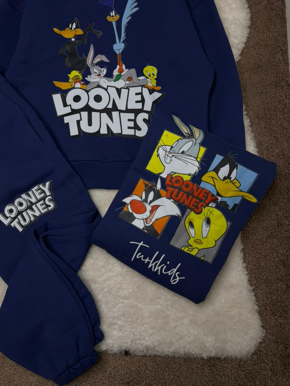 ENSEMBLE TURKKIDS LOONEY TUNES BLEU