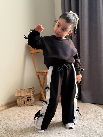 Survêtement fille noir stylé